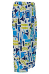 Kozan Crinkle Viscose Hayes Pant in Miami Print CV-3748