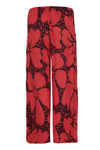 Kozan Crinkle Viscose Jade Pant in Hibiscus Style CV-3911