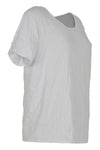 Kozan Crinkle Viscous Celia Top in White Style CV-4256