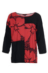 Kozan Crinkle Viscous Hanson Tunic in Black Style CV-4777