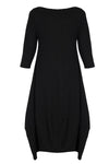 Kozan Demi Dress in Black Check Style VG-1930