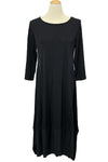 Kozan Demi Dress in Black Vogue Style VG-1930