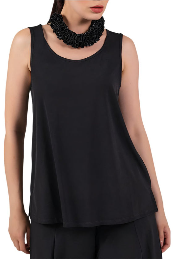 Kozan Dilly Essential Tank in Black Vogue Fabric Style VG-411790