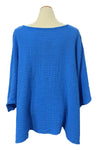 Kozan Gauze Alina Top in Turquoise GI-4900
