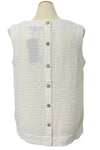 Kozan Gauze Hema Top in White GI-41041