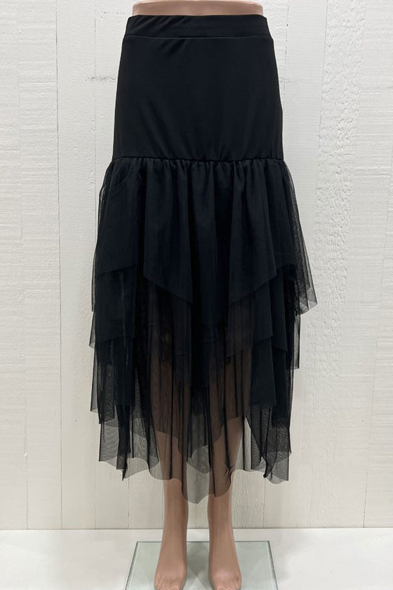 Kozan Madi Skirt in Black Tulle