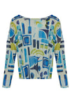 Kozan Mesh Debra Top in Miami Print SH4150