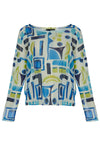 Kozan Mesh Debra Top in Miami Print SH4150