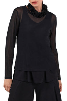  Kozan Mika Tee in Black Mesh