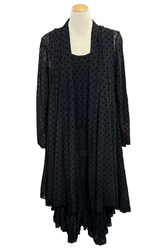 Kozan Molly Cardigan in Edge Mesh Style SH-210805