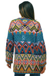 Kyla Seo By Caite Benita Cardigan in Multi Color KYRO1002