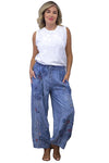 Kyla Seo By Caite Safiya Pant in Blue Style KYVK333