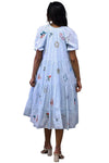 Kyla Seo By Caite Yris Dress in Oxford Blue Style KSBH56