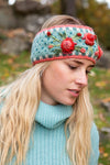 Lost Horizons Knitwear Aubrey Headband in Aqua