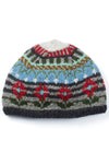 Lost Horizons Knitwear Valencia Wool Beanie Fair Isle Knit Hat in Winterberry