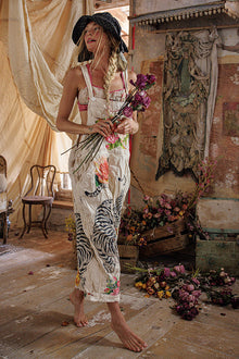  Magnolia Pearl Birch Floral Love Overalls in Moonlight - OVERALLS176-MOON-OS