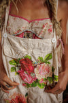 Magnolia Pearl Birch Floral Love Overalls in Moonlight - OVERALLS176-MOON-OS