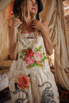 Magnolia Pearl Birch Floral Love Overalls in Moonlight - OVERALLS176-MOON-OS