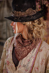 Magnolia Pearl Carnal Handkerchief in Umber - SCARF214-UMBER-OS