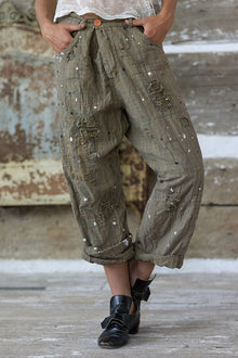  Magnolia Pearl Check Provision Trousers in Teddy Check - PANTS420-TDYCK