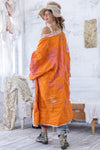 Magnolia Pearl Dharma Dragon Emb Kimono in Marmalade - JACKET809-MARMA