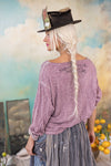 Magnolia Pearl Europa Long Sleeve T in Plum - TOP2253-PLUM