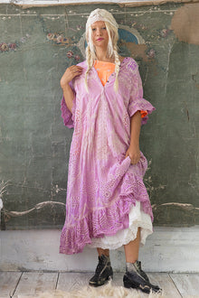  Magnolia Pearl Eyelet Anna Grace Dress in Purple Boba - DRESS975-PPBOB