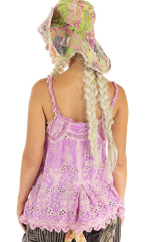 Magnolia Pearl Eyelet Clementine Tank in Purple Boba