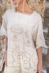 Magnolia Pearl Eyelet Heeren Dress in Moonlight - DRESS974-MOON