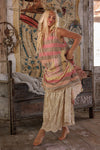 Magnolia Pearl Eyelet Patchwork Pissarro Skirt in Swan - SKIRT237-SWAN-OS