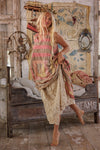 Magnolia Pearl Eyelet Patchwork Pissarro Skirt in Swan - SKIRT237-SWAN-OS