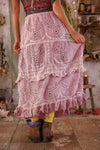 Magnolia Pearl Eyelet Pissarro Skirt in Lychee Blossom - SKIRT220-LYCBS-OS