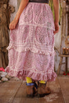 Magnolia Pearl Eyelet Pissarro Skirt in Lychee Blossom - SKIRT220-LYCBS-OS