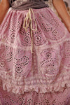 Magnolia Pearl Eyelet Pissarro Skirt in Lychee Blossom - SKIRT220-LYCBS-OS