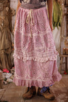 Magnolia Pearl Eyelet Pissarro Skirt in Lychee Blossom - SKIRT220-LYCBS-OS