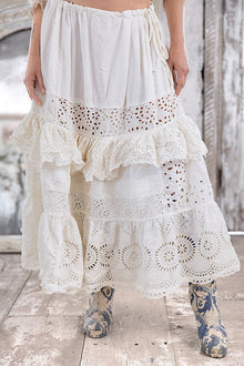  Magnolia Pearl Eyelet Pissarro Skirt in True - SKIRT197-TRUE