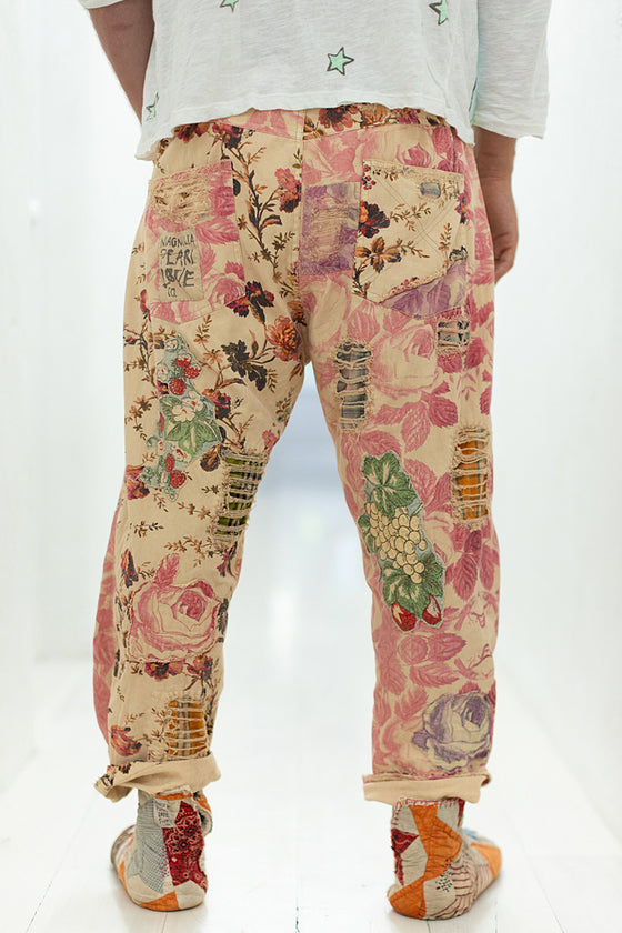 Magnolia Pearl Floral Miner Denim in Strawberry Patch - PANTS522-STRPA