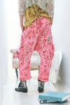 Magnolia Pearl Floral Pasha Cargo Pants in Azalea - PANTS547-AZALE