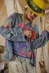 Magnolia Pearl Graphics Raji Hoodie in Prince - TOP2983-PRNCE-OS