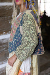 Magnolia Pearl Kalamkari Andhra Jacket in Antiqua - JACKET980-ANTIG