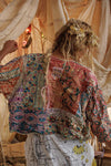Magnolia Pearl Kalamkari Andhra Jacket in Wonderland - JACKET1382-WNDRL-OS