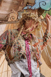 Magnolia Pearl Kalamkari Andhra Jacket in Wonderland - JACKET1382-WNDRL-OS