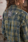 Magnolia Pearl Landes Workshirt in Uncle Joe's Plaid - TOP2240-UJPL-OS