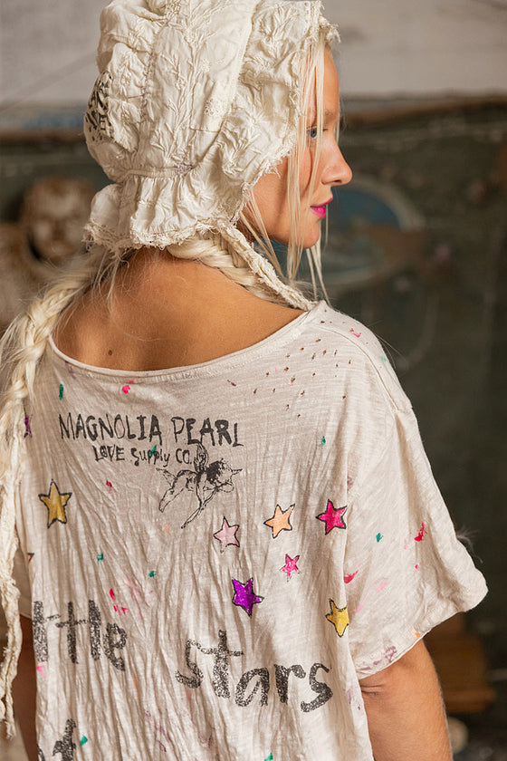 Magnolia Pearl Little Stars Of You T in Moonlight - TOP2151-MOON