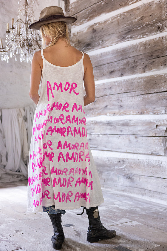 Magnolia Pearl Love Amor Lana Tank Dress in True - DRESS1158-TRUE