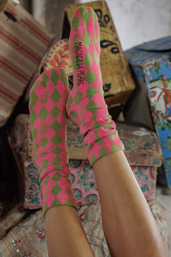 Magnolia Pearl MP Socks in Pop Rox - SOCKS201-PPROX-OS