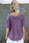 Magnolia Pearl Nectar Floral T in Agate - Top 1592