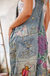 Magnolia Pearl NG Benjamin Wide Leg Overalls in Washed Indigo - OVERALLS149-WSHID-OS