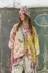 Magnolia Pearl Patchwork Beatix Kimono in Madras App - Jacket 798