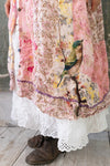 Magnolia Pearl Patchwork Kashmiri Pink Dress - DRESS979-NONE